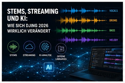 Stems, Streaming und KI: Was bei DJ Trends 2026 für DJs wirklich verändert