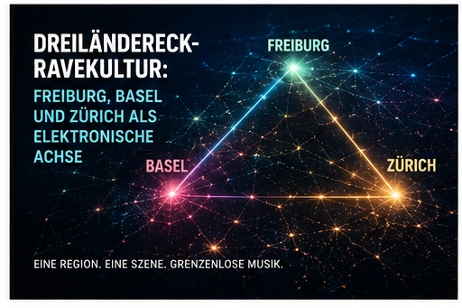 Dreiländereck-Ravekultur: Freiburg, Basel und Zürich als elektronische Achse