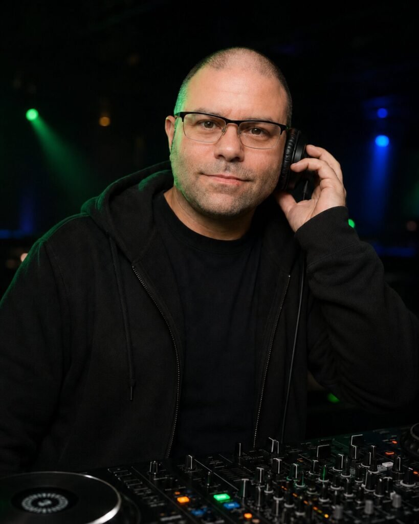 Deejay Tronixx Portrait im Studio